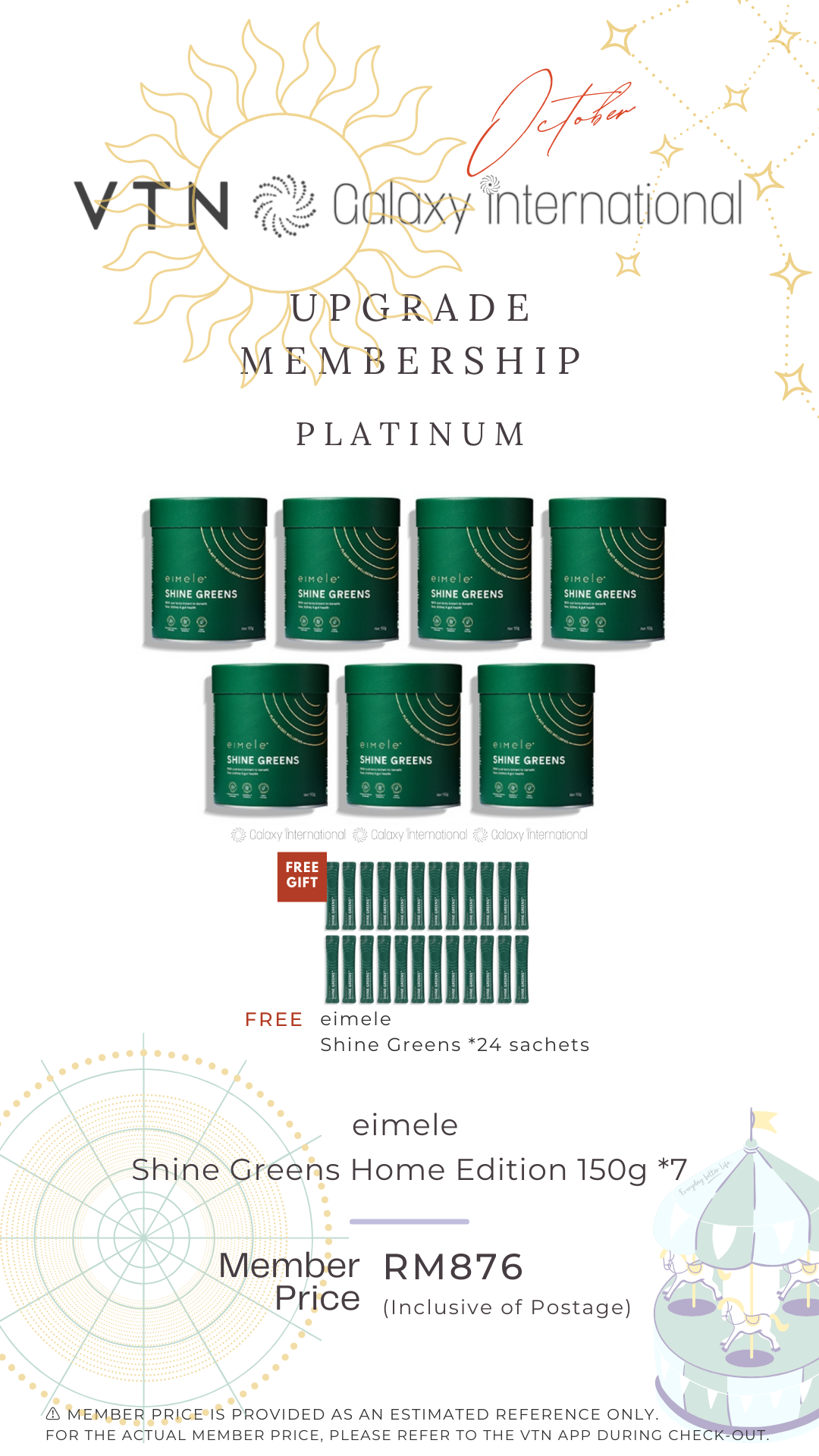 Eimele Shine Greens Home Edition x 7 (OCT)