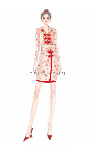 Ridina Puff Sleeve Setwear