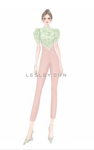 Ridina Puff Sleeve Setwear