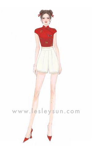 Evadne Orient Dress