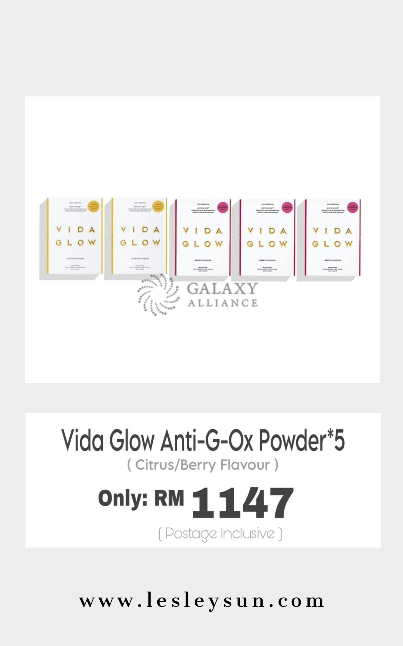 Vida Glow Anti-G-Ox x5