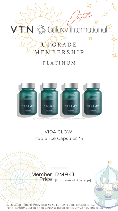 Vida Glow Radiance Capsules x 4 (OCT)