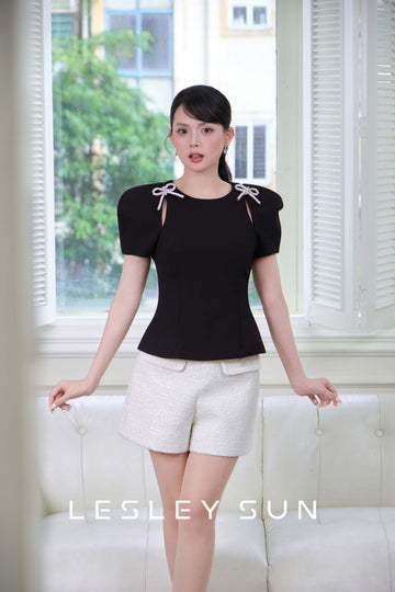 Saphielle Tweed Shorts