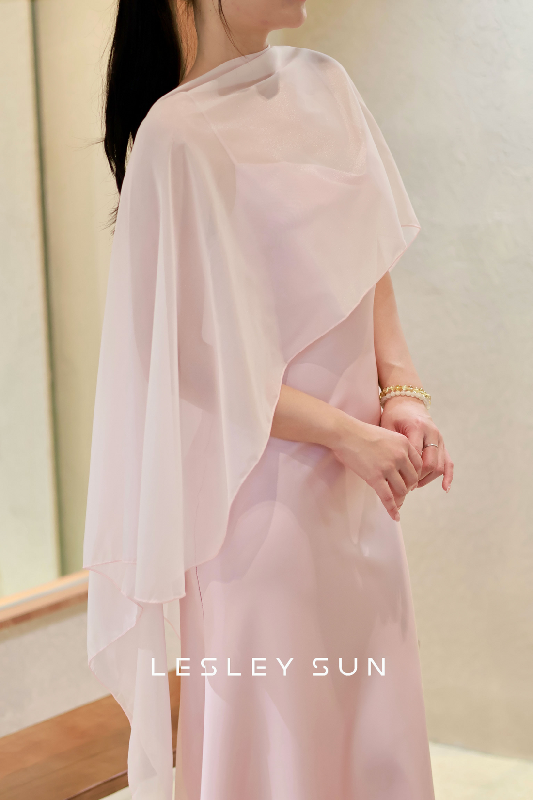 Elysee Chiffon Cape