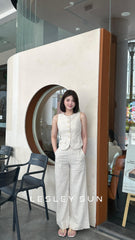 Sophia Linen Vest