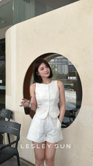 Sophia Linen Vest