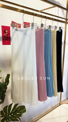 Alaric Pleated Maxi Skirt