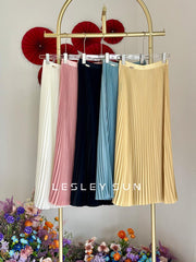 Alaric Pleated Maxi Skirt