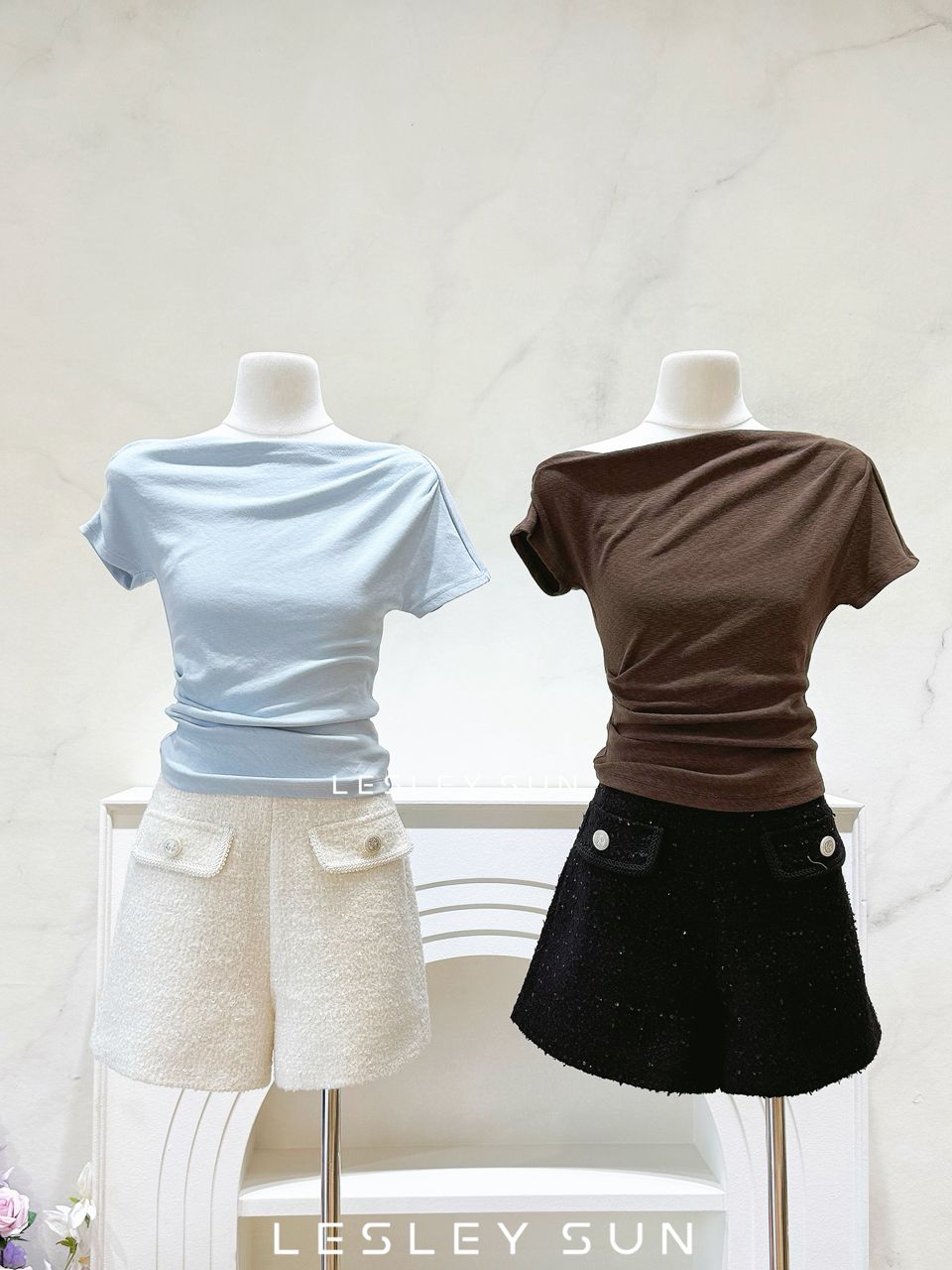 Saphielle Tweed Shorts