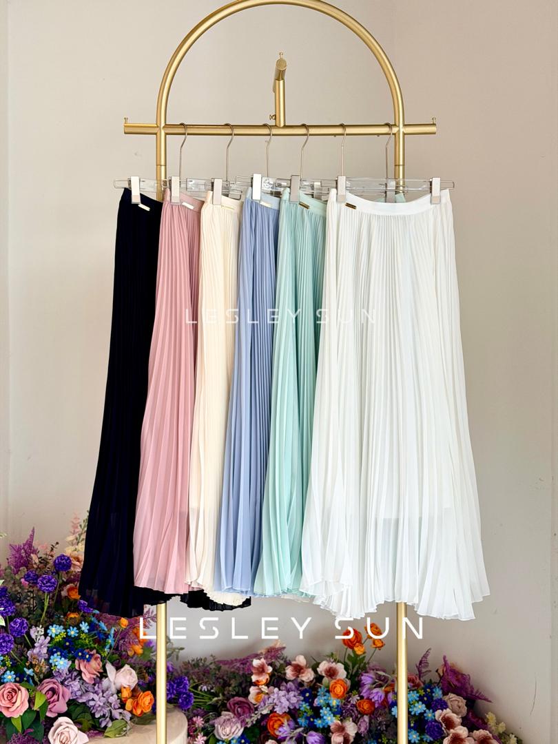 Ulyssa Chiffon Pleated Skirt