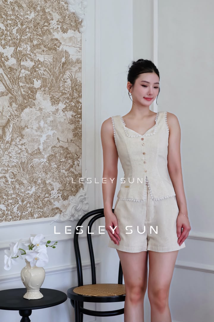 Araminta Linen Top