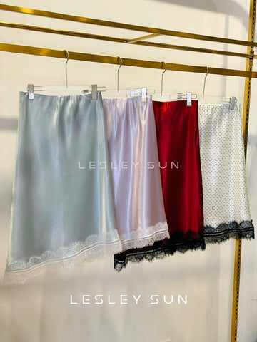 Bea Satin Long Skirt