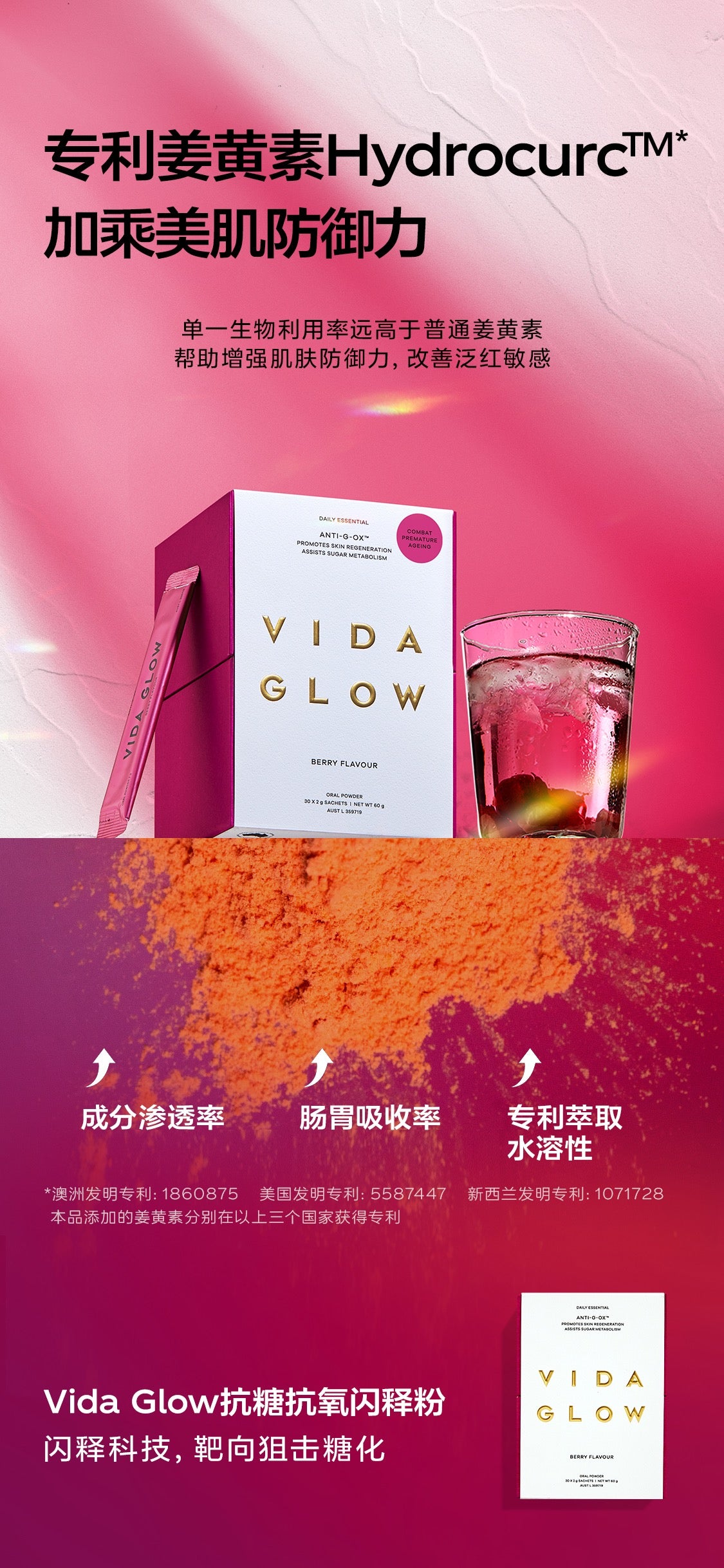 Vida Glow Anti-G-Ox 抗糖闪释粉 (Ready Stocks)